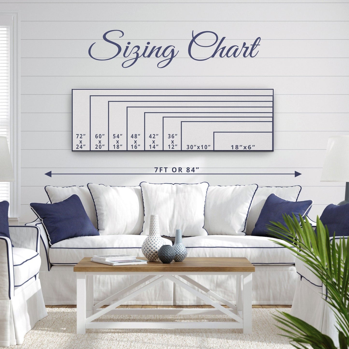 Personalized Framed Whale Canvas Sign