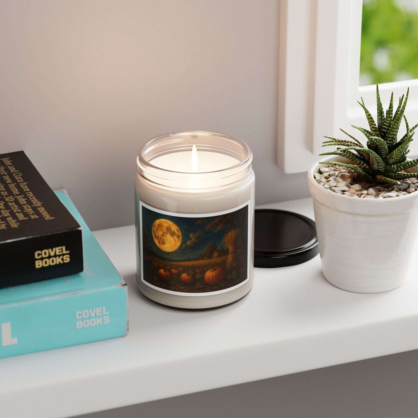 Autumn Moonlight Scented Candle, Cozy Décor, Fall Gift, Seasonal, Pump