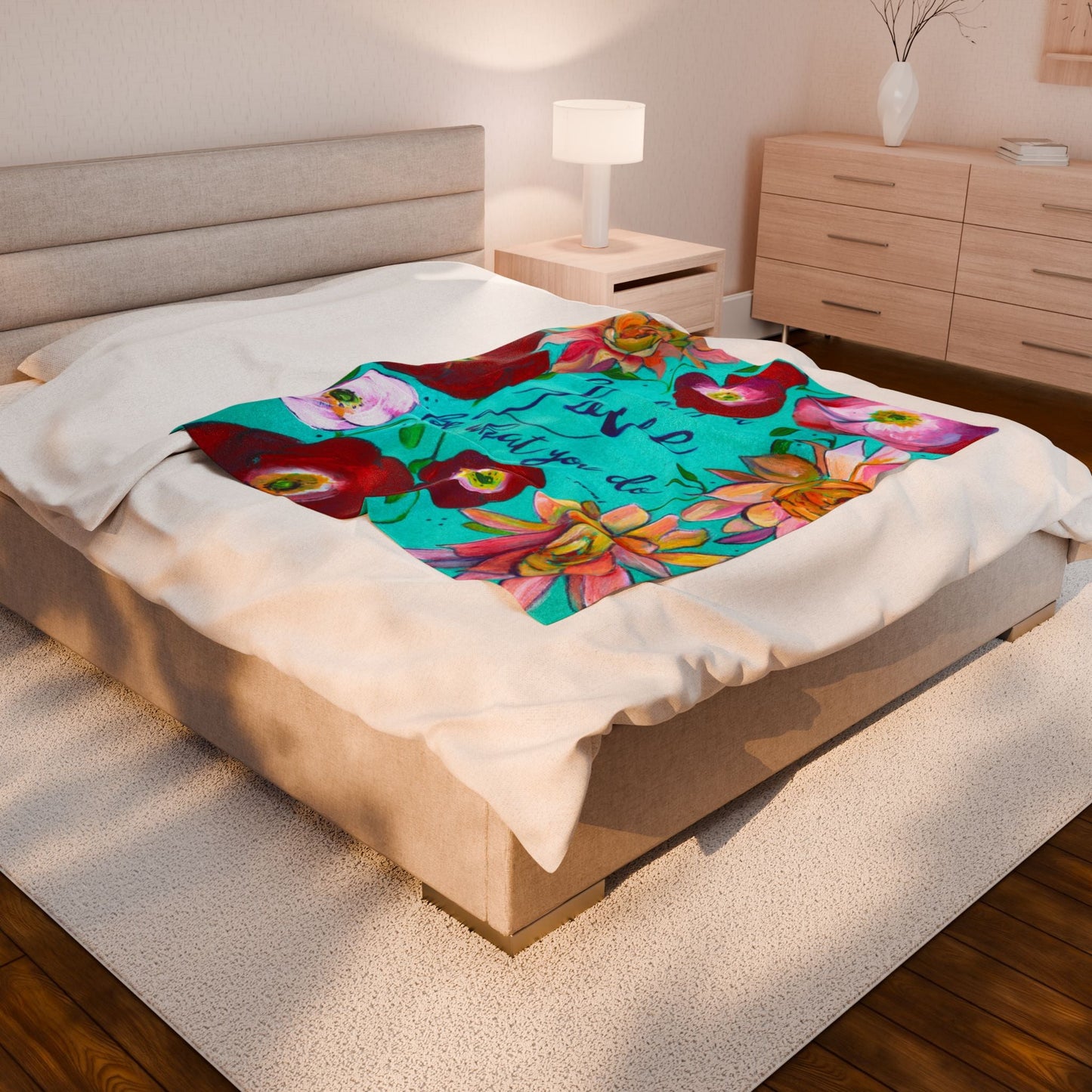 Velveteen Plush Blanket Printify