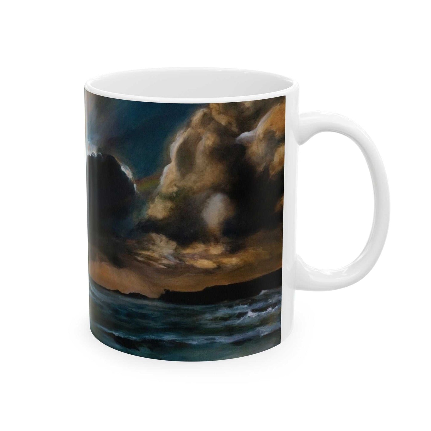 Artistic Ceramic Mug – Colorful Coffee & Tea Mug (11oz / 15oz) Printify