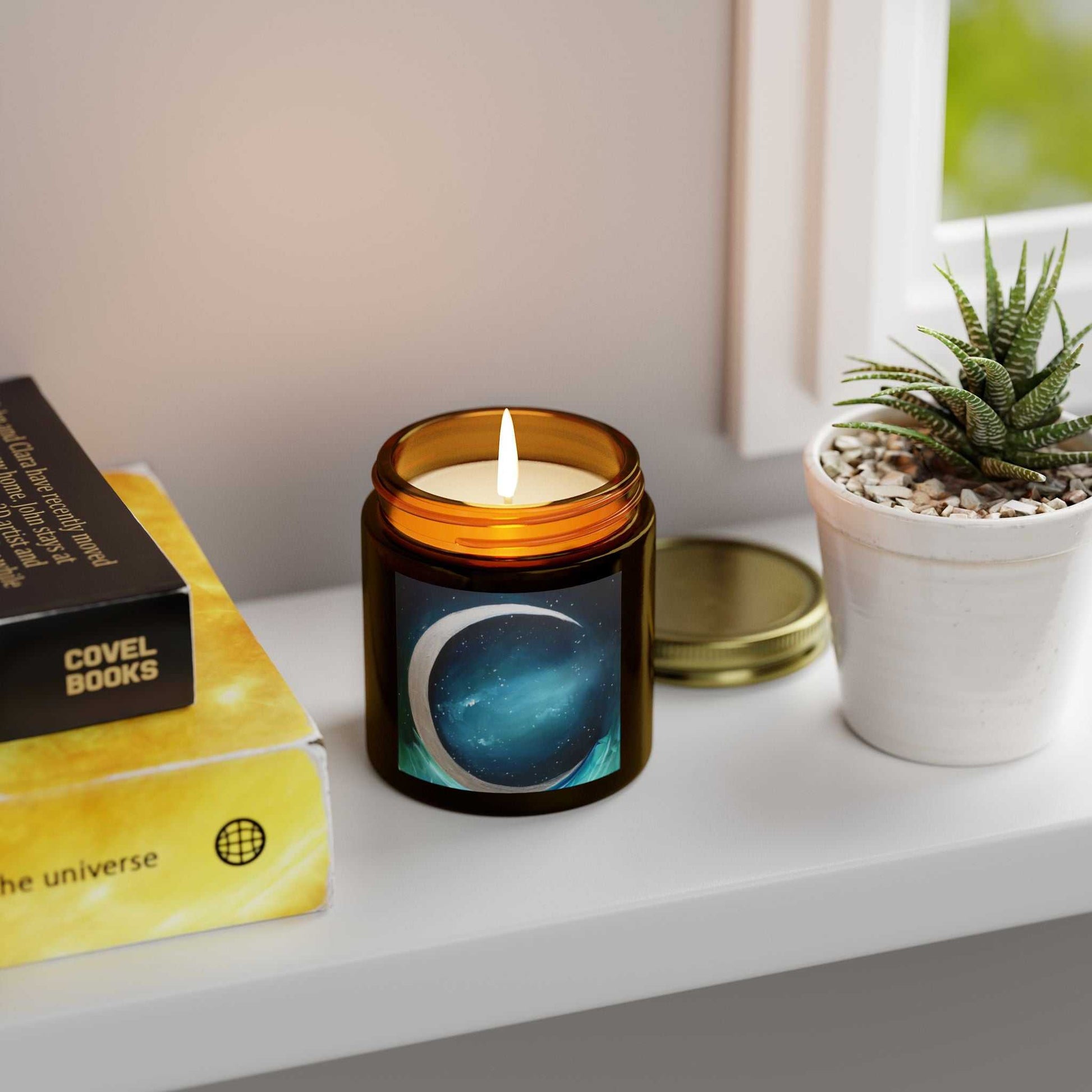 Scented Candles, Coconut Apricot Wax (4oz, 9oz) Printify