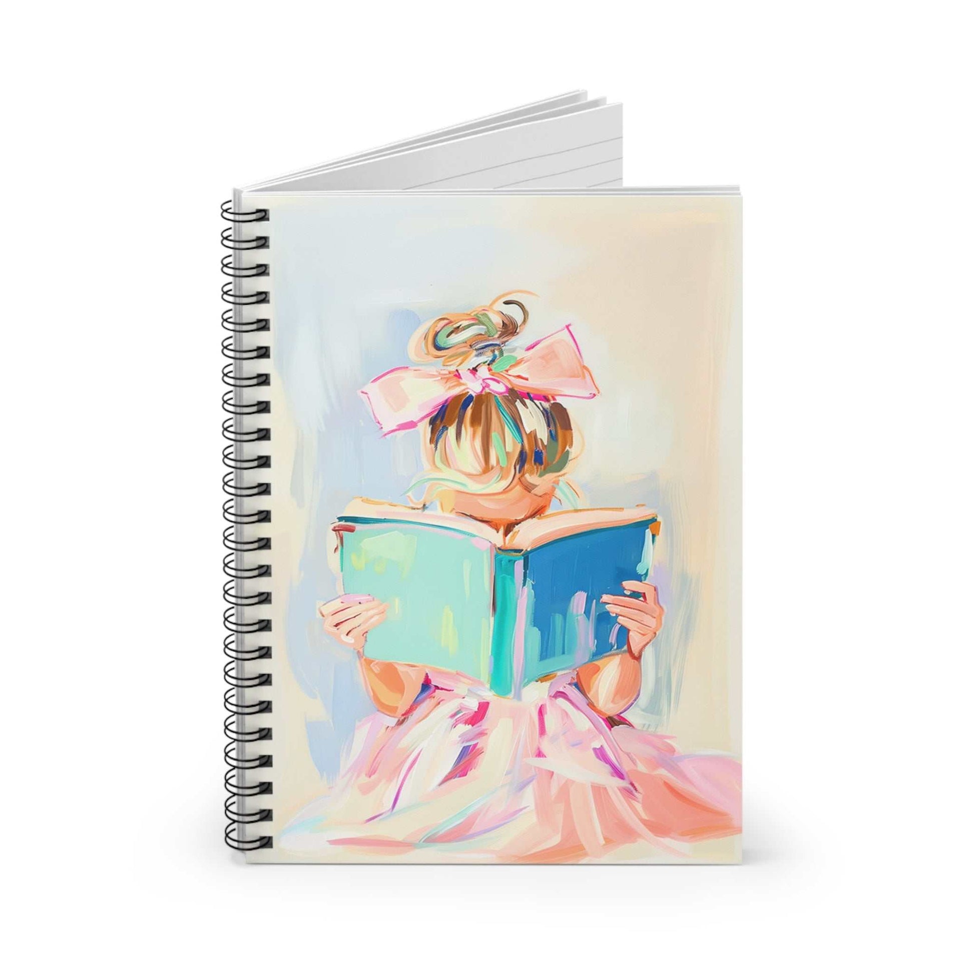 Floral Spiral Notebook – Ruled Journal for Writers & Students Printify