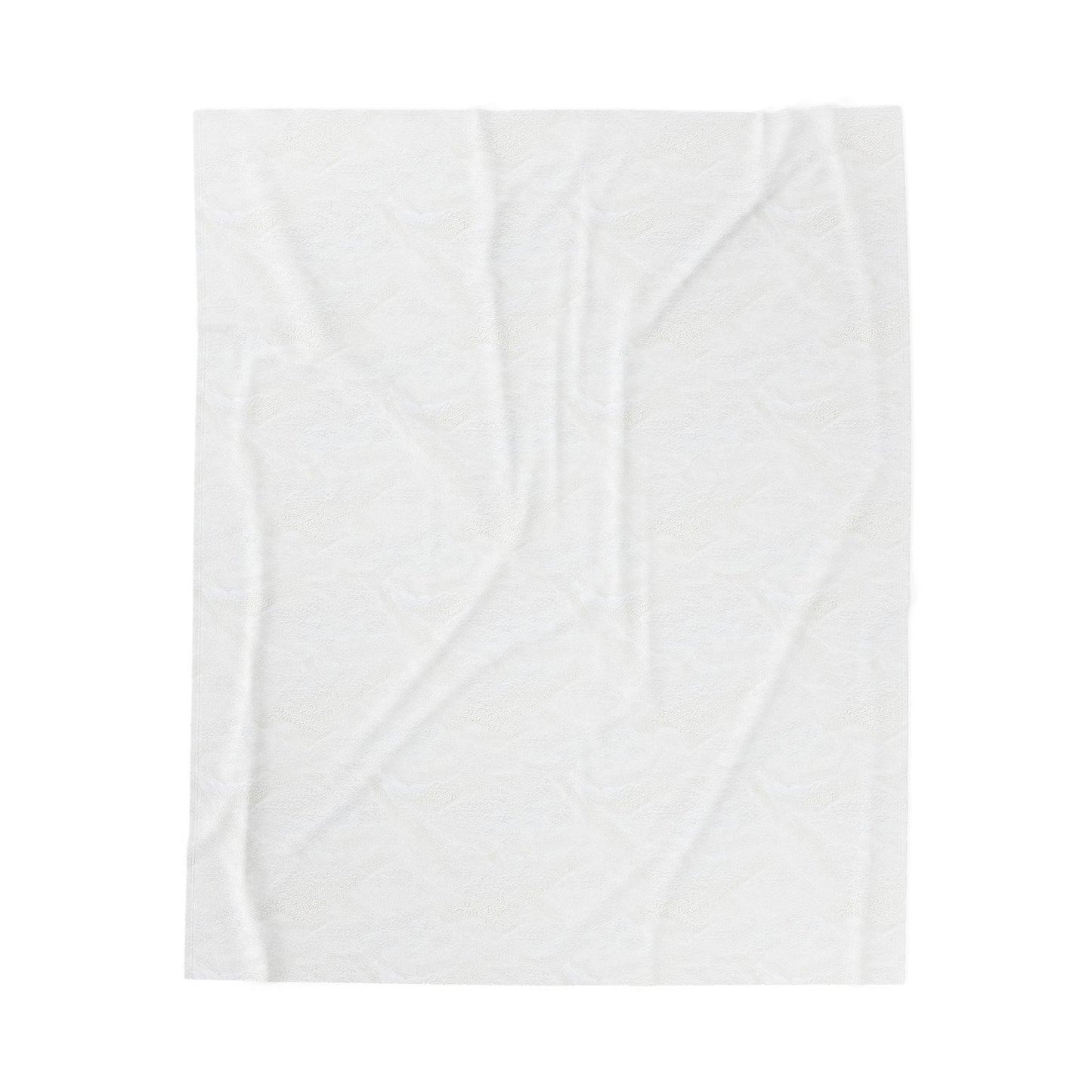 Christmas Holly "Merry" Velveteen Plush Blanket — Festive Holiday Throw Printify