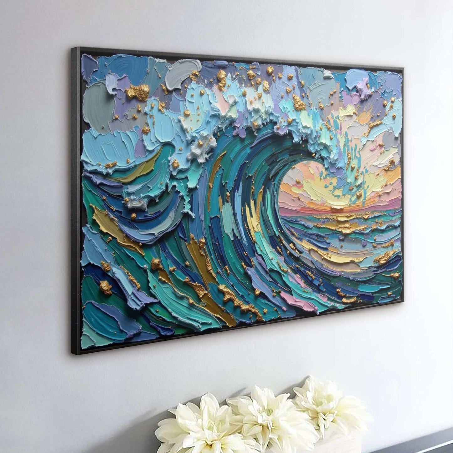 Golden Tide Wall Art
