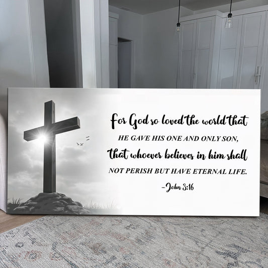 John 3:16: For God So Loved The World Faith Sign VI