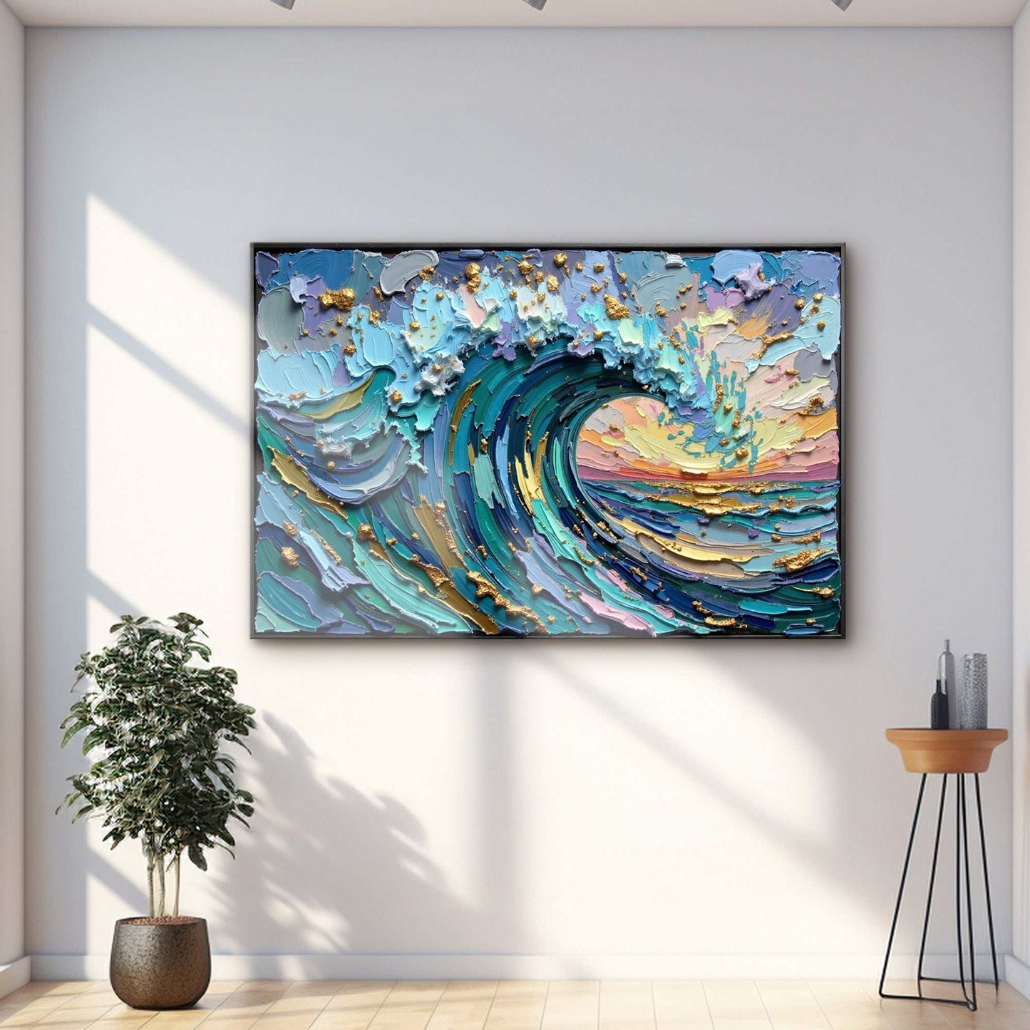 Golden Tide Wall Art