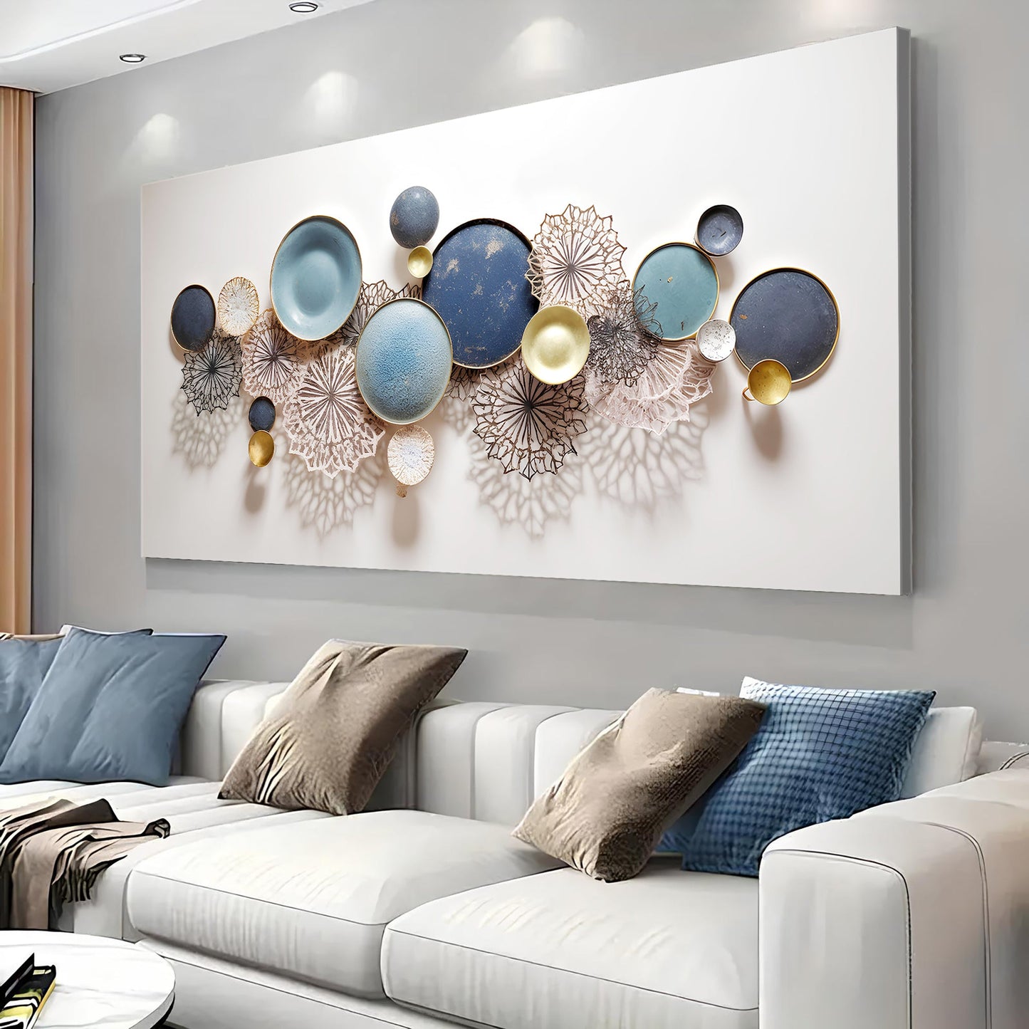 Lotus Leaf Abstract Wall Art III