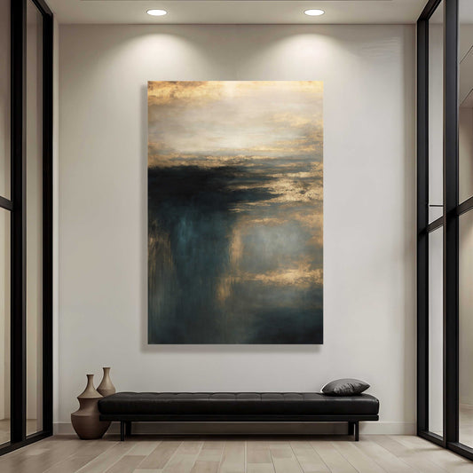 Cloudscape Glimmer Wall Art vibrant canvas print made in USA ready to hang