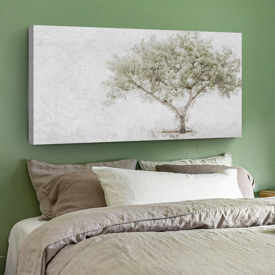 Olive Tree Faith Wall Art on high-quality canvas ready to hang with personalized design