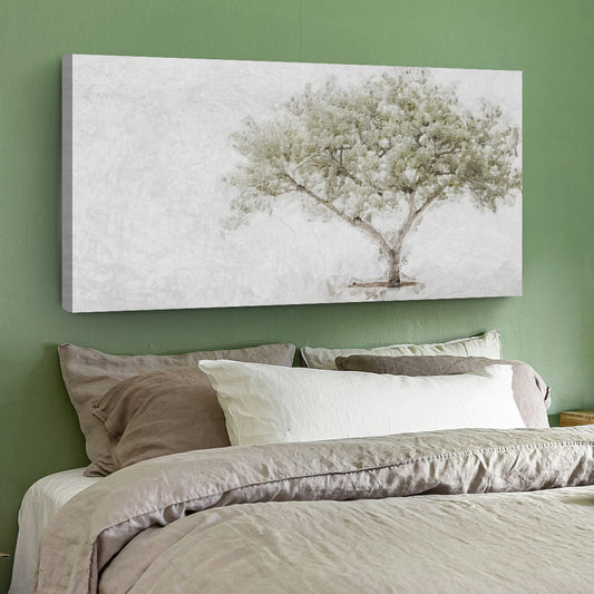 Olive Tree Faith Wall Art on high-quality canvas ready to hang with personalized design
