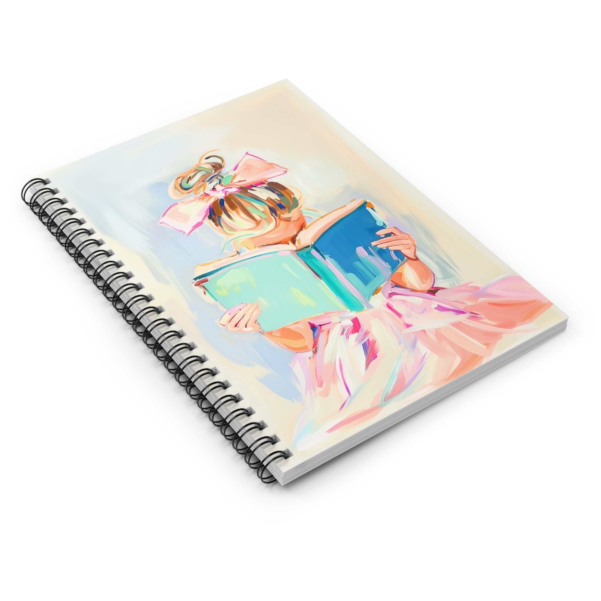 Floral Spiral Notebook – Ruled Journal for Writers & Students Printify