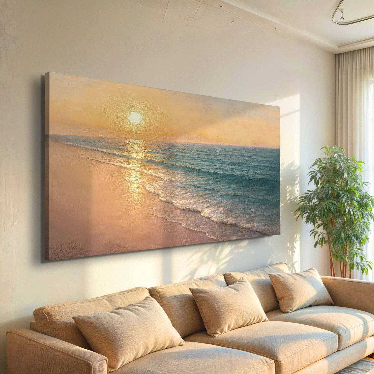 Beach Shoreline Coastal Wall Art IV