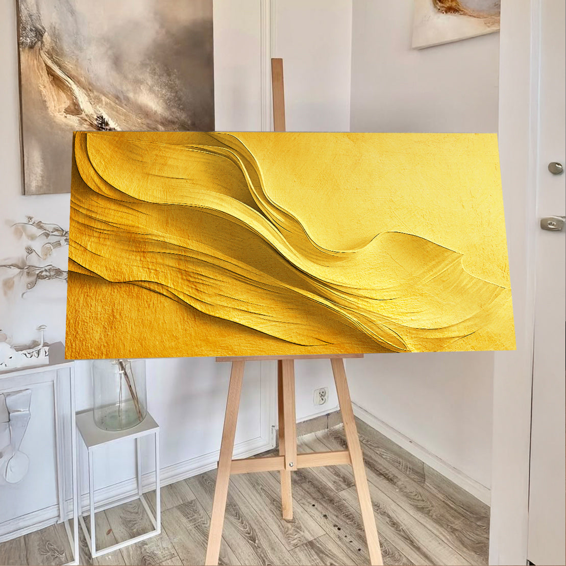 Gold Minimalist Wall Art