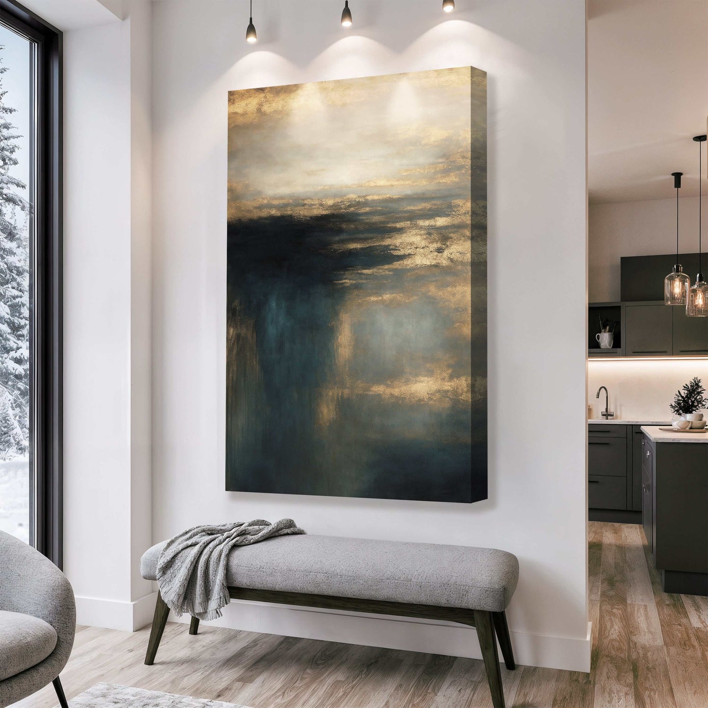 Cloudscape Glimmer Wall Art
