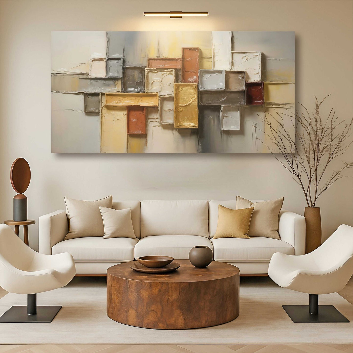 Shape Pattern Minimalist Abstract Wall Art