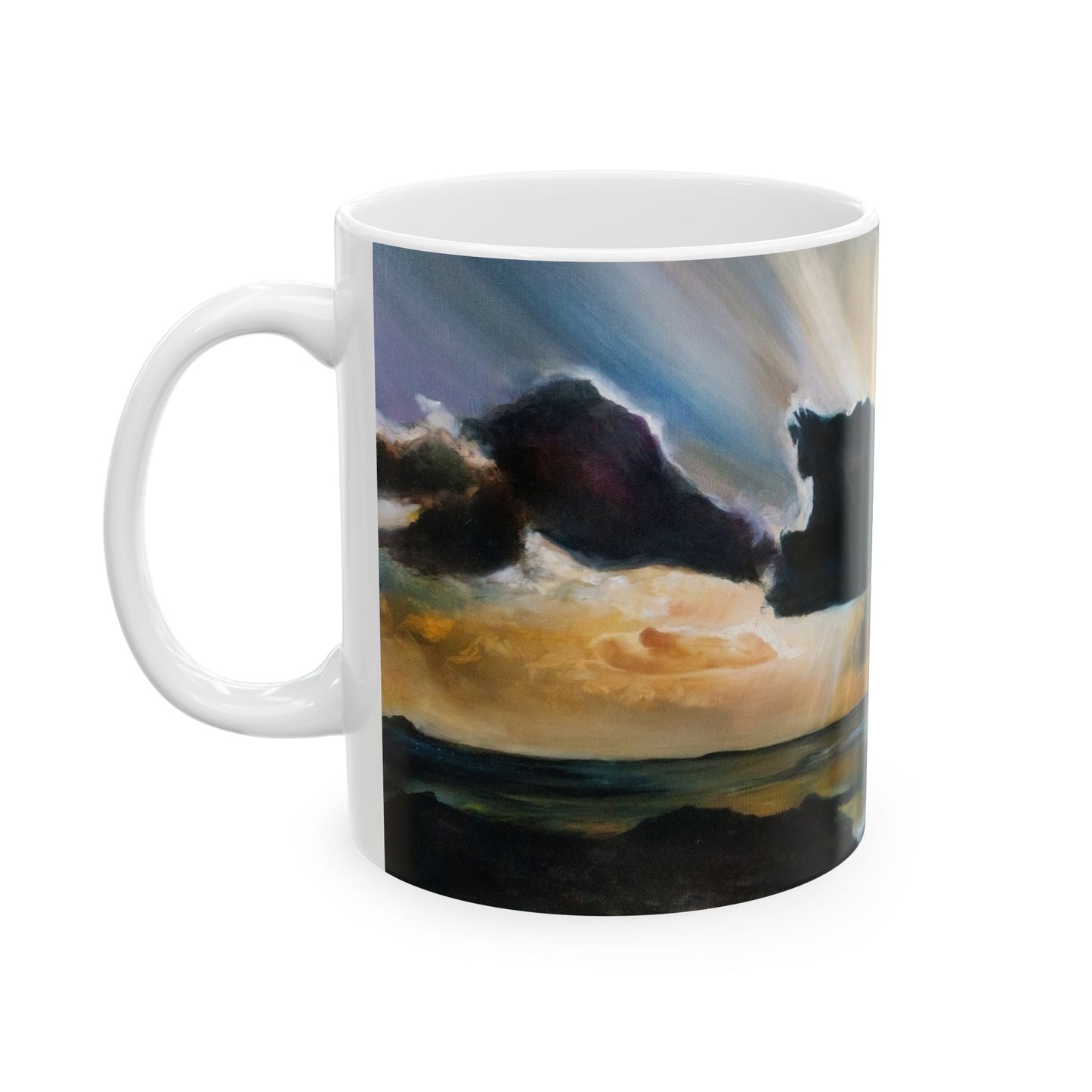 Artistic Ceramic Mug – Colorful Coffee & Tea Mug (11oz / 15oz) Printify