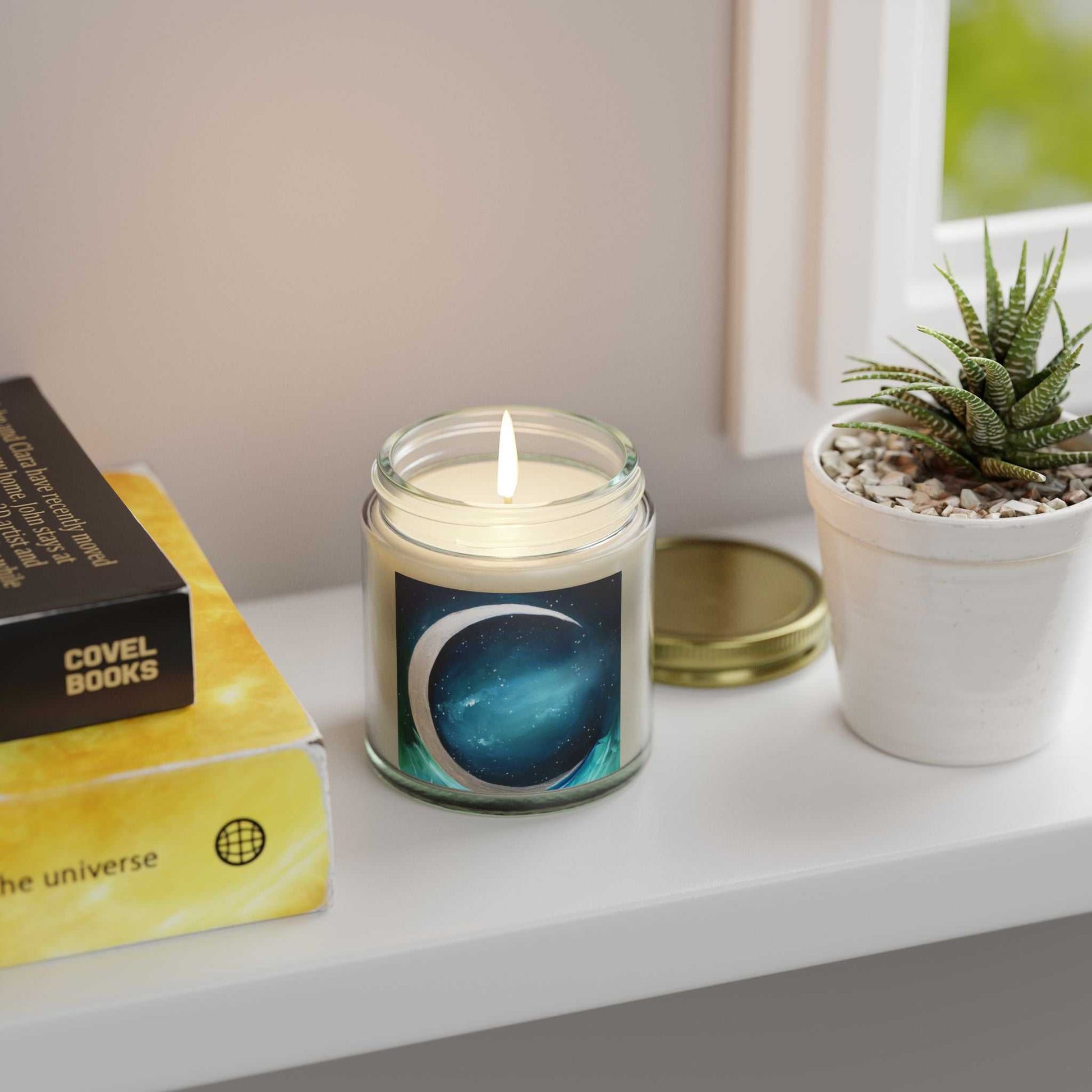 Scented Candles, Coconut Apricot Wax (4oz, 9oz) Printify