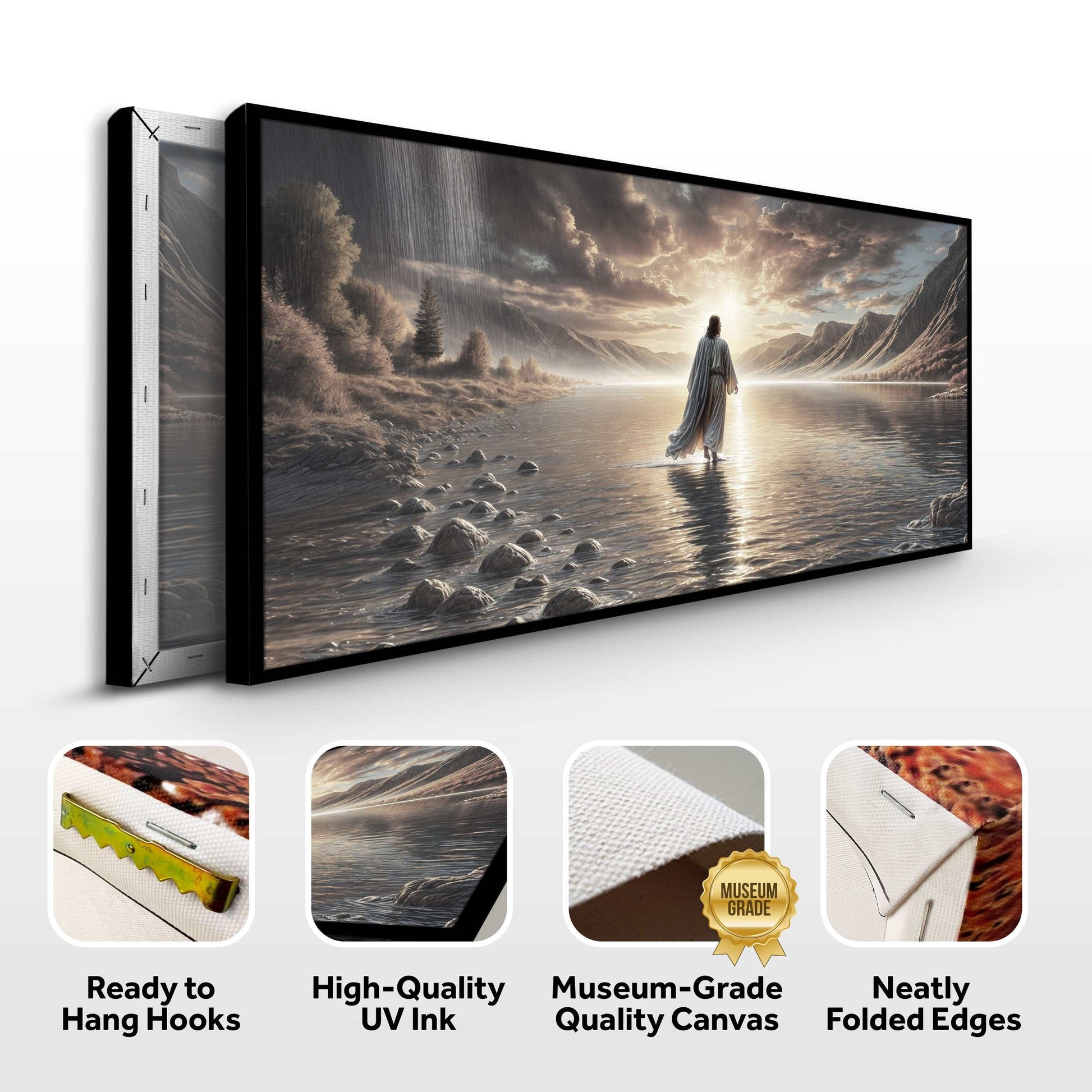 Walking on Water - Faith Wall Art II Tailored Canvases