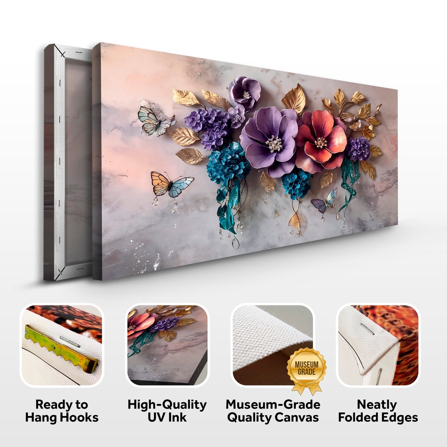 Floral Symphony Wall Art