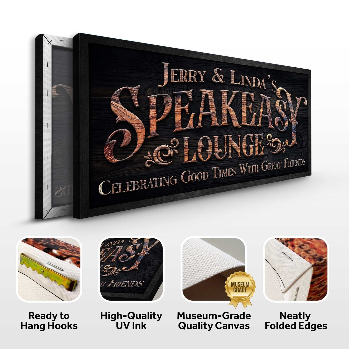 Speakeasy Lounge Wall Sign