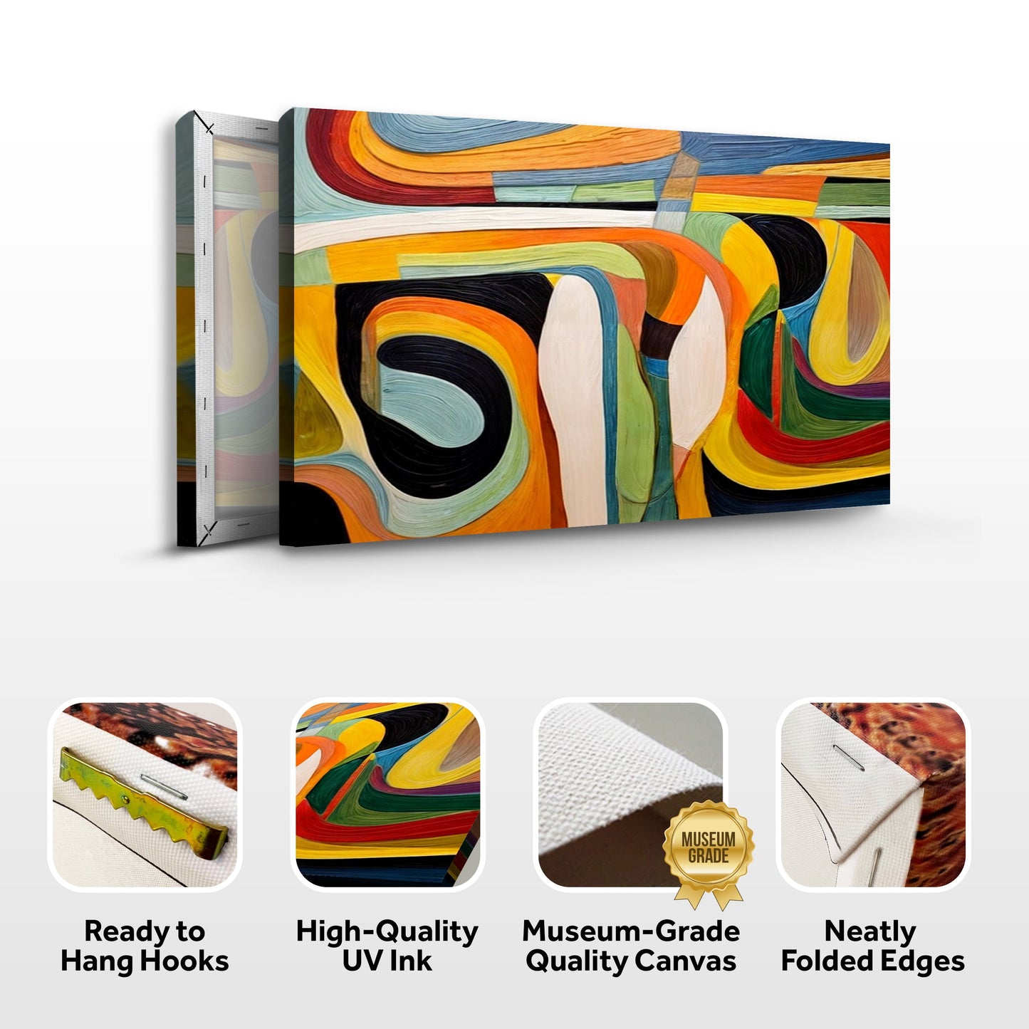 Modern Vibrant Abstract Wall Art