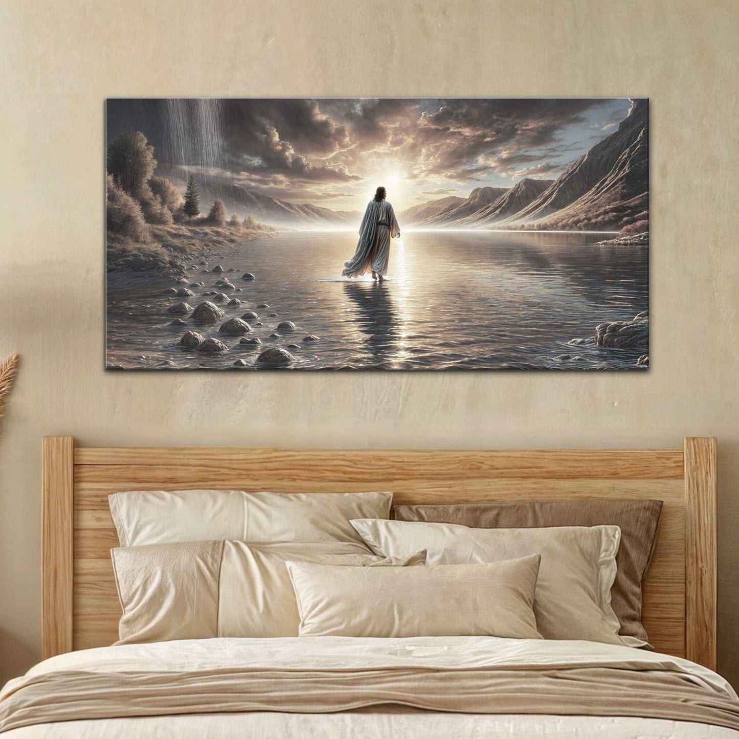 Walking on Water - Faith Wall Art II Tailored Canvases