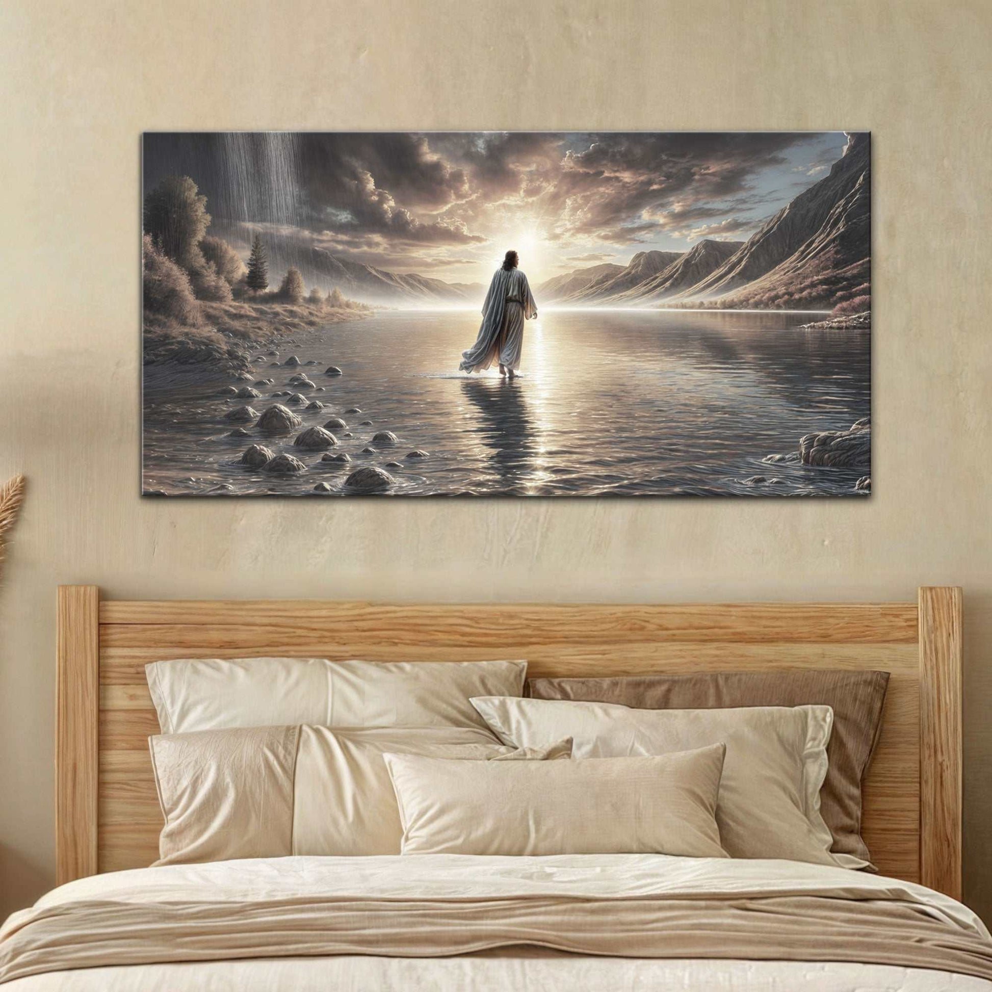 Walking on Water - Faith Wall Art II Tailored Canvases