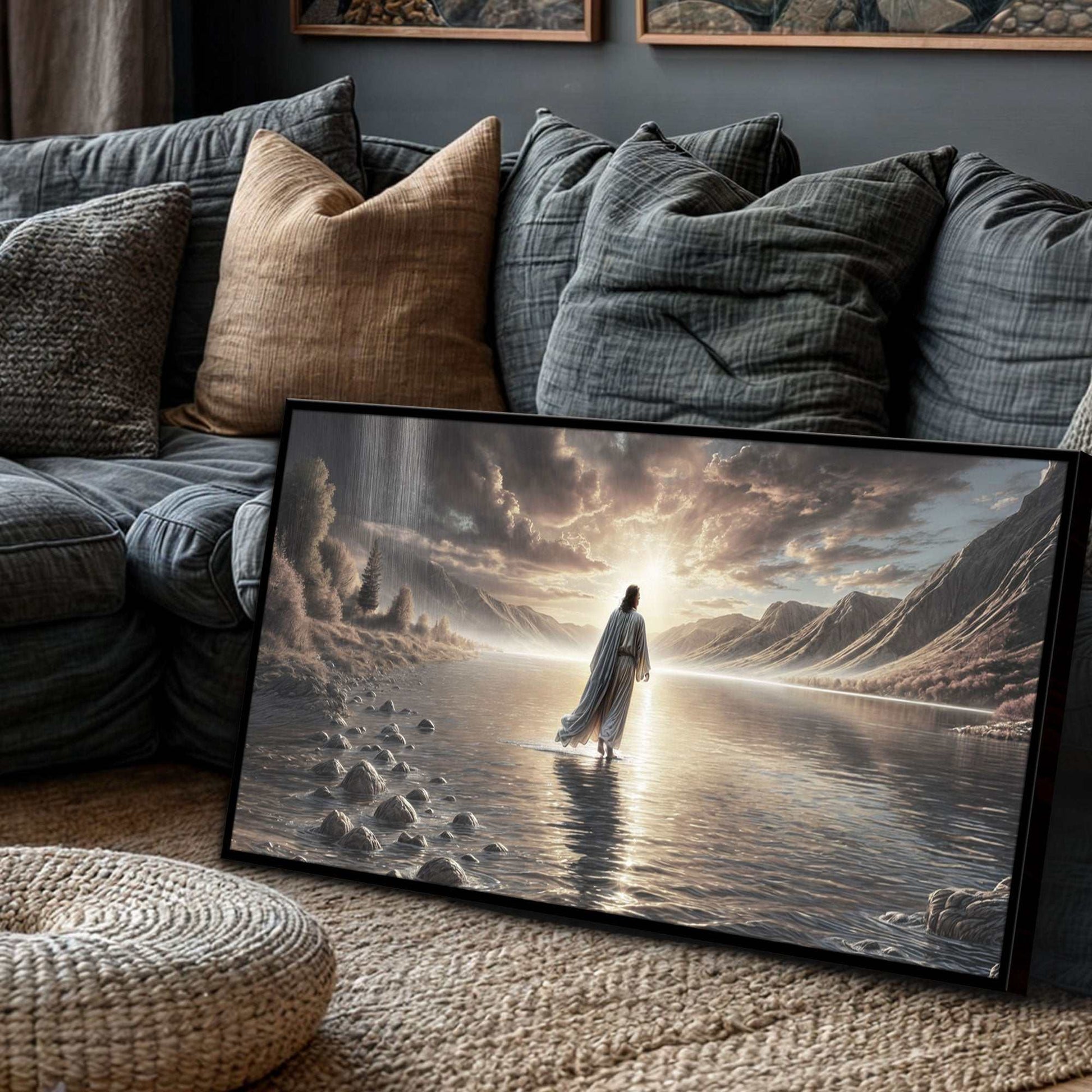 Walking on Water - Faith Wall Art II Tailored Canvases