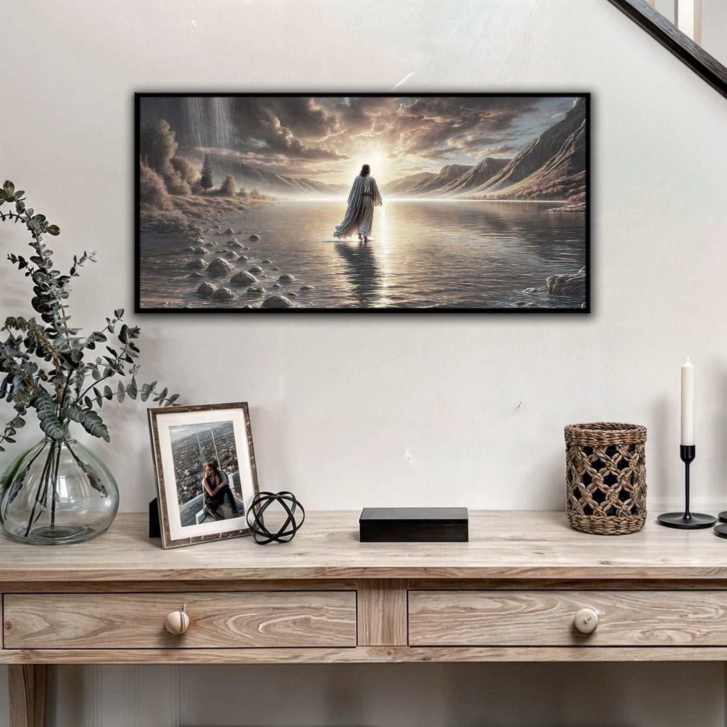 Walking on Water - Faith Wall Art II Tailored Canvases