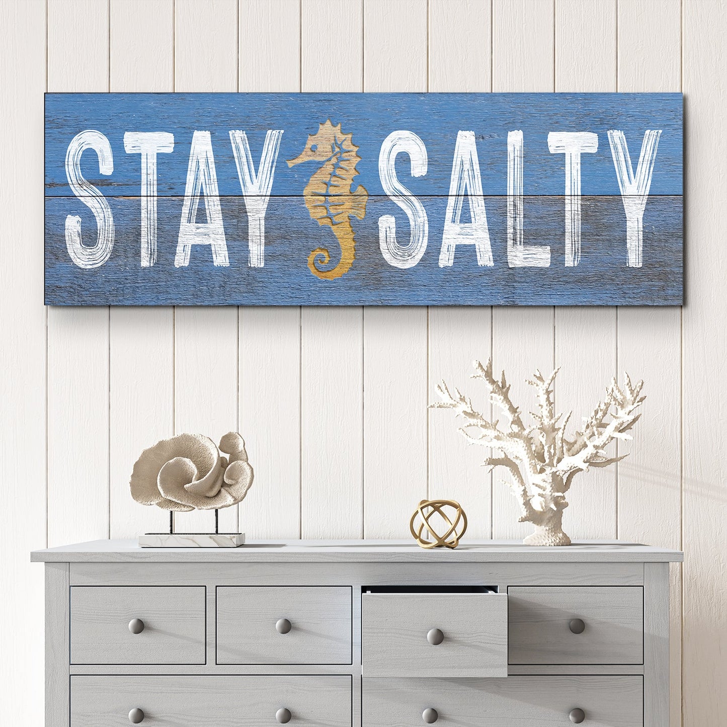 Stay Salty Coastal Sign VII