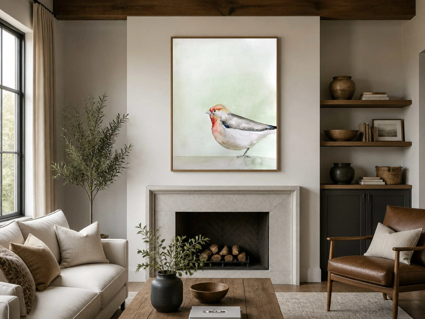 Jade Art Print archival wall art with serene green tones and nature-inspired design