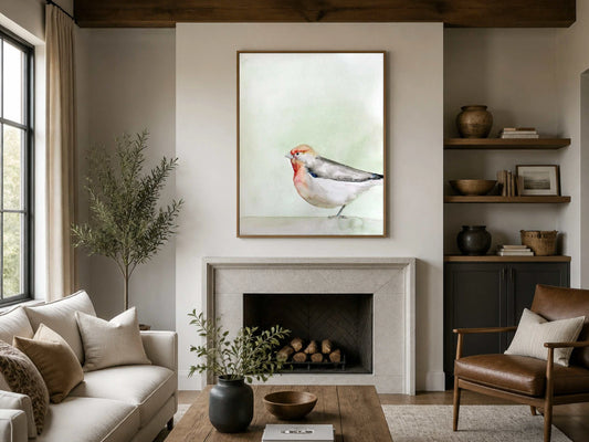 Jade Art Print archival wall art with serene green tones and nature-inspired design