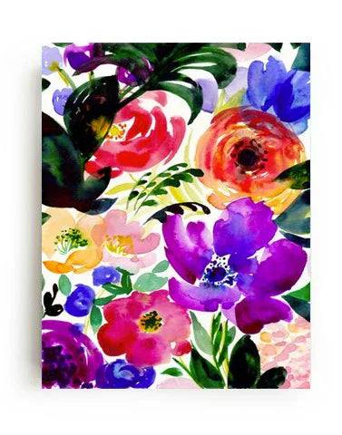 Bloom II Art Print vibrant floral artwork with archival-quality inks and premium display options