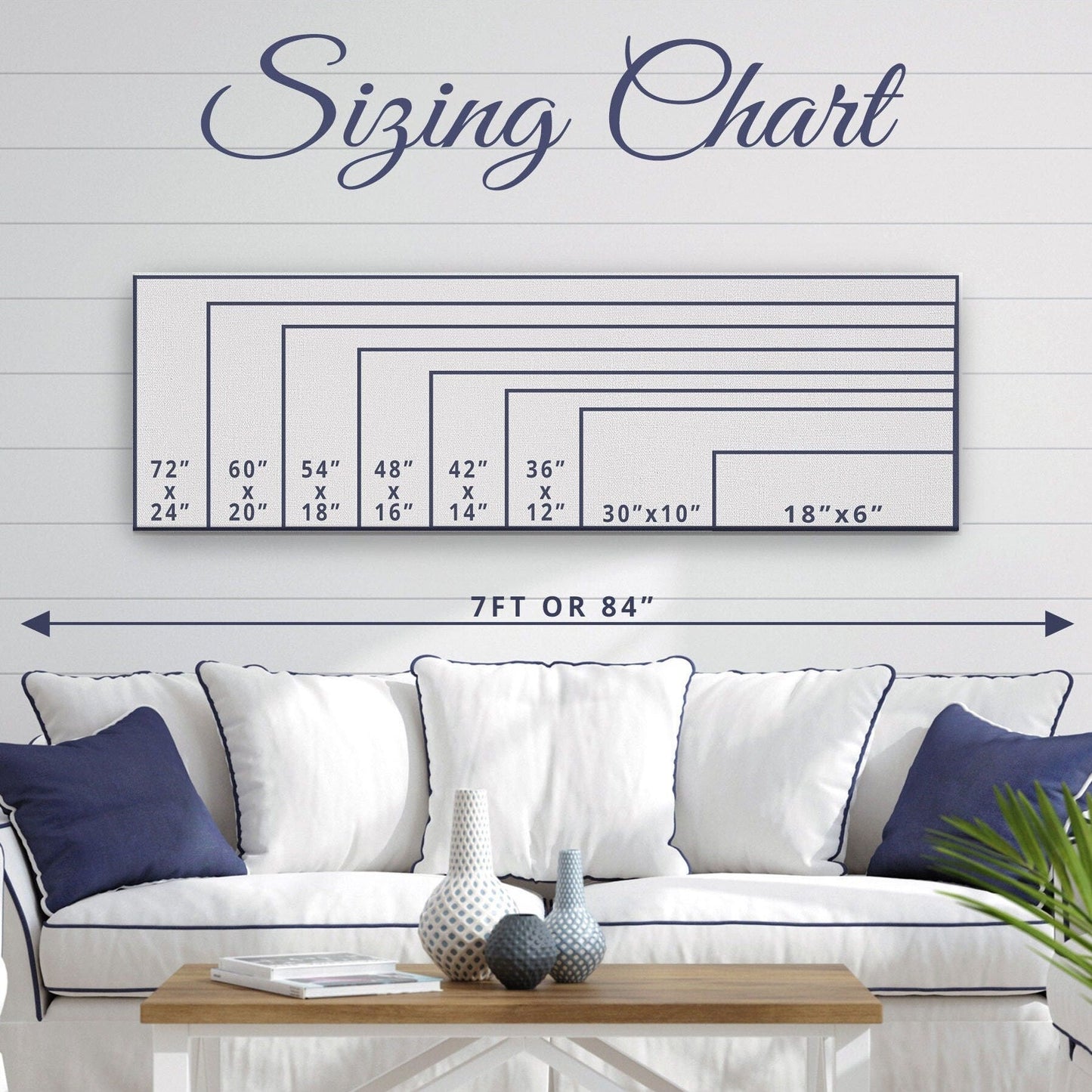 Personalized Nautical Flag Kid's Name Framed Canvas Print