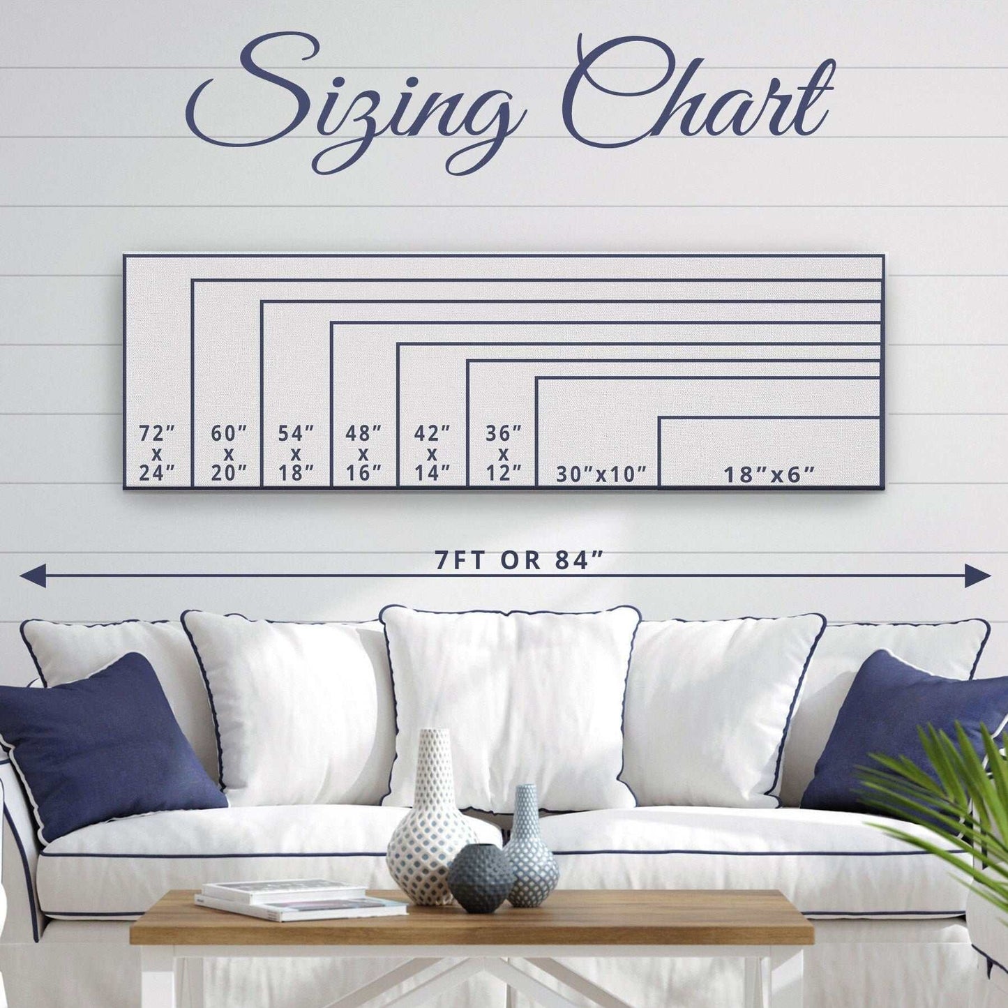 Personalized Coordinates Compass Rose Canvas Sign