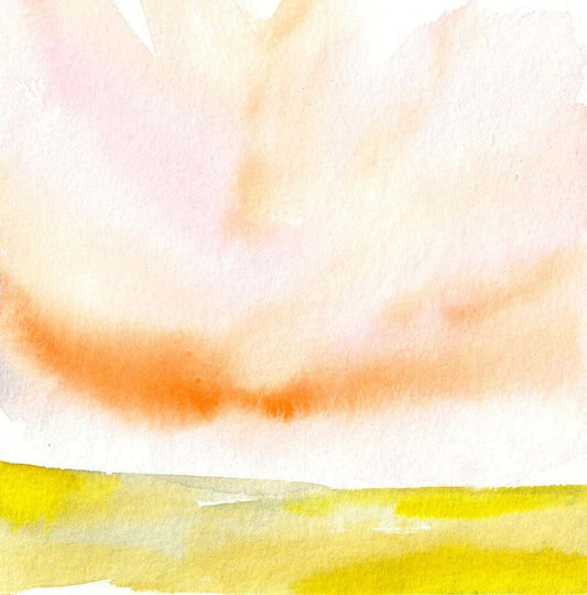 Minimalist Landscape IX Art Print in calming tones, archival-quality wall art for modern interiors